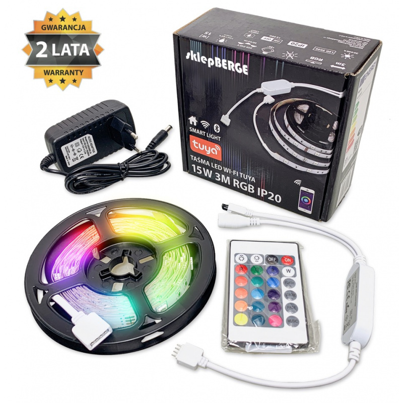 LED pásek RGB - Tuya Smart Home WiFi - 3m