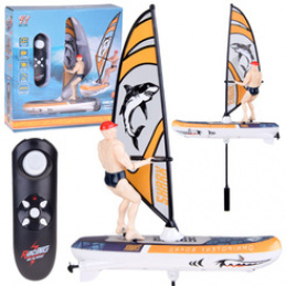 Dálkově ovládaný svítící WINDSURFER plovoucí na dálkové ovládání RC0740 univerzální