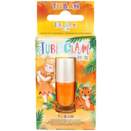 Tuban Tubi Glam lak na nehty pro děti Oranžový Perleťový 5ml ZA6120 univerzální