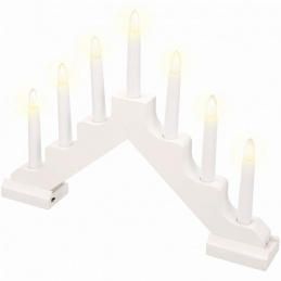 Vánoční svícen 7 LED - časovač