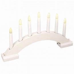 Vánoční svícen 7 LED - časovač