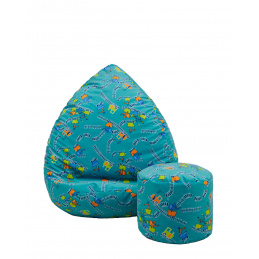 Aga Dětský sedací vak + podnožník 3434