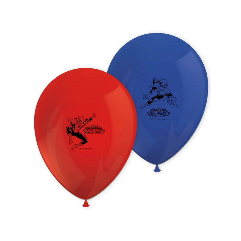 Aga4Kids Balónky "Spiderman", 28 cm, 8 ks