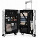 Aga Travel Cestovní kufr MR4678 Stříbrný