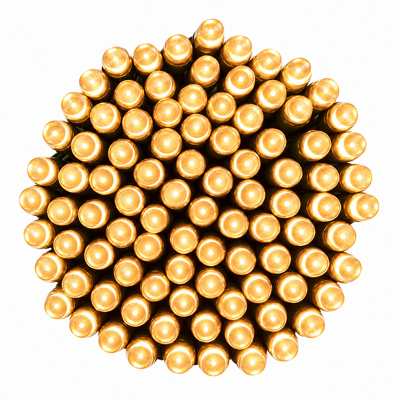 Linder Exclusiv Vánoční řetěz 50 LED Teplá bílá