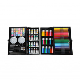 Aga Malířská sada v kufříku 145 ks Růžová 2DZ220 - II. JAKOST