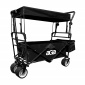 Aga Skládací přepravní vozík se stříškou Černý - 6DAZ035 - 2. JAKOST