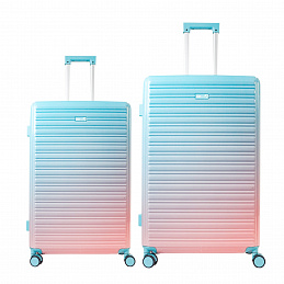 Aga Travel Sada cestovních kufrů Růžová/Modrá 6CZ014 - II. JAKOST