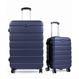 Aga Travel Sada cestovních kufrů, vel. L + S Modrá 6CZ025 - II. JAKOST