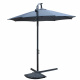 Aga Zahradní slunečník konzolový EXCLUSIV LED 300 cm Dark Grey