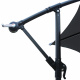 Aga Zahradní slunečník konzolový EXCLUSIV LED 300 cm Dark Grey