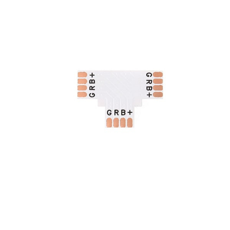 Spojka pro RGB LED pásky - T - CN13 - 10mm - 4pin