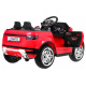 Rapid Racer elektrické auto pro děti Červené + dálkové ovládání + pomalý start + EVA + MP3 LED
