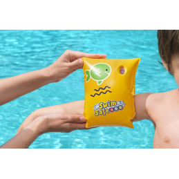 Nafukovací plavecké rukávy žluté S 25x15cm BESTWAY