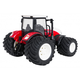 Traktor + Shrnovač R/C 1:24 Červený