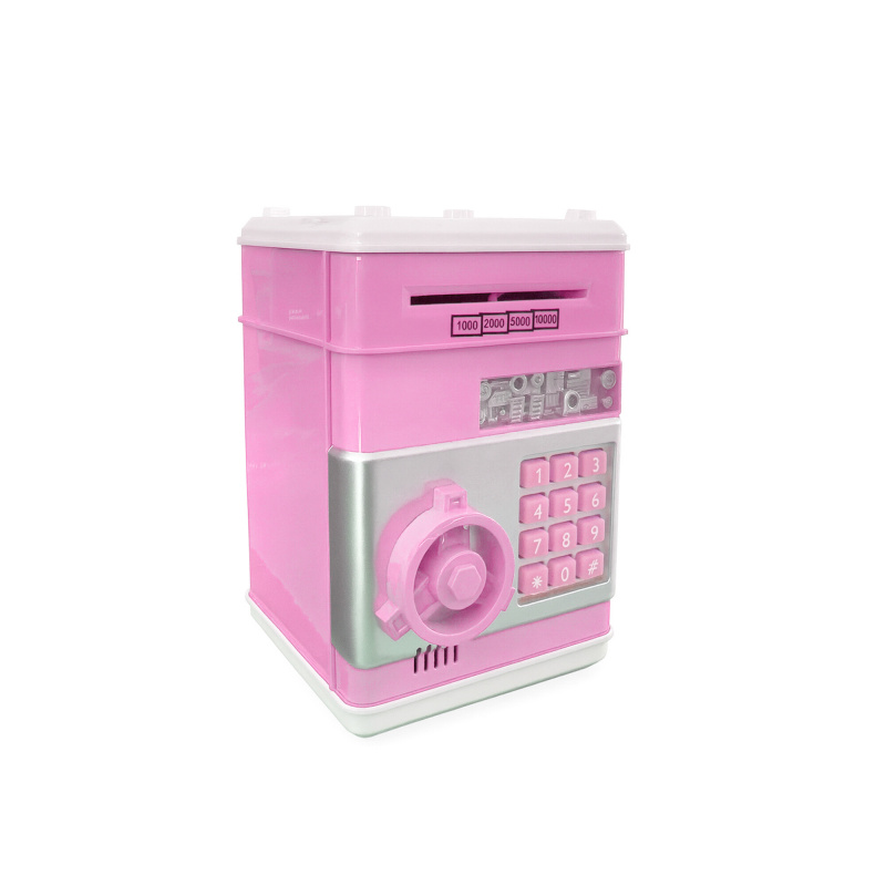 Aga Pokladnička trezor Růžová