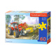 CASTORLAND Puzzle 60 dílků - Nakládač v lese