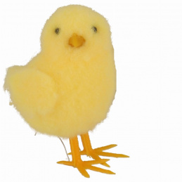Stoffový kuřátko k postavení velikonoční
