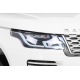 Range Rover HSE 2místné dětské auto bílé + dálkové ovládání + 5 ks pásů + audio panel + LED dioda