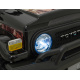 Toyota FJ Cruiser pro děti Black Leaf + dálkové ovládání + pohon 4x4 + LED audio + EVA + pomalý start
