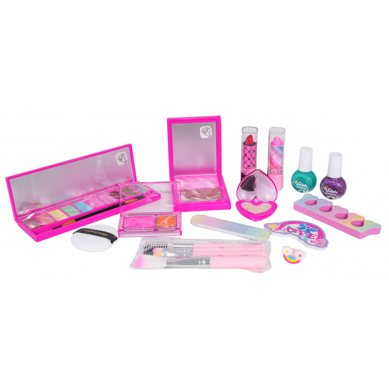 Sada na líčení + Duhové šaty