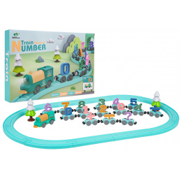 Vláček Matematický vlak 53ks.