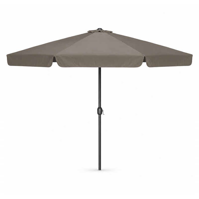 Linder Exclusiv Zahradní slunečník 400 cm Šedohnědý