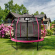 Aga SPORT EXCLUSIVE Trampolína 180 cm Růžová + ochranná síť
