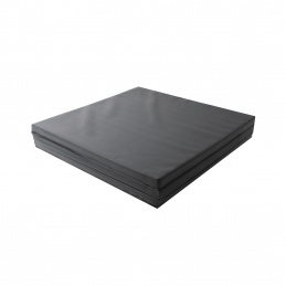 Aga Skládací žíněnka 180x60x3 cm Černá