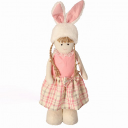 Holčička z látky na teleskopických nohách 75 cm