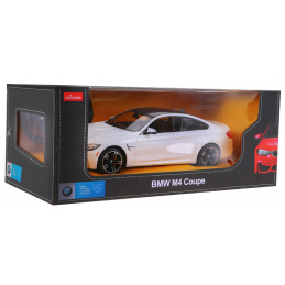 BMW M4 Coupe white RASTAR model 1:14 Auto na dálkové ovládání + 2,4 GHz dálkové ovládání