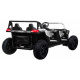 Čtyřmístná bugina ATV RACING UTV2000 s li-ion baterií Bílá