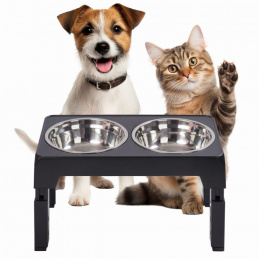 Sada 2 misek pro mazlíčka z nerezové oceli