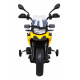 BMW F850 GS Dětský motocykl na baterie žlutý + asistenční kolečka + LED audio + pomalý start + EVA