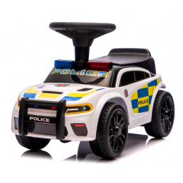 Odrážedlo J3 BÍLÉ POLICIE Hudba, světla, nárazník