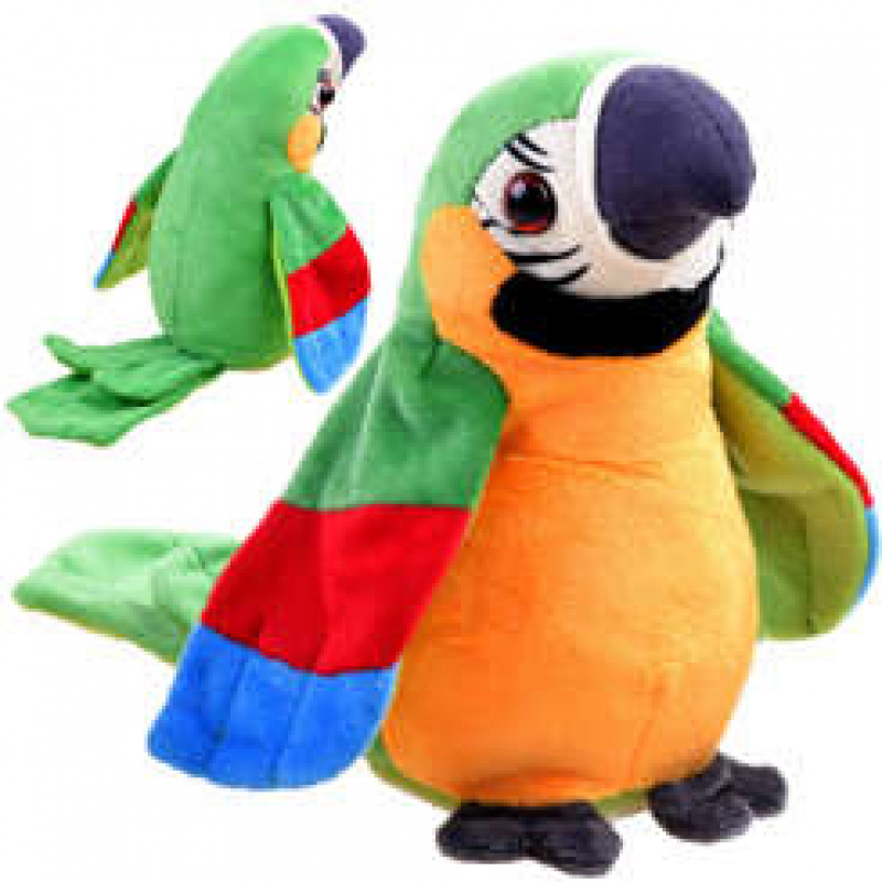 Papoušek opakující slova ZA3887 - Zelený