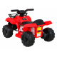 Dětská bateriová čtyřkolka Storm Red + 25W motor + MP3 USB + LED dioda