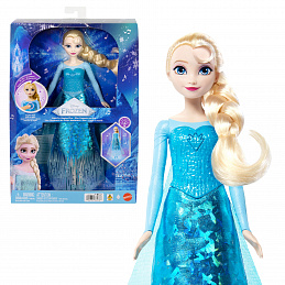 Frozen Anglicky zpívající panenka Elsa se světly JLJ07