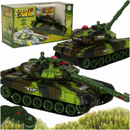 Aga RC Válečný tank 9993 2.4 GHz lesní kamufláž