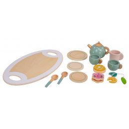 Dřevěná pikniková sada