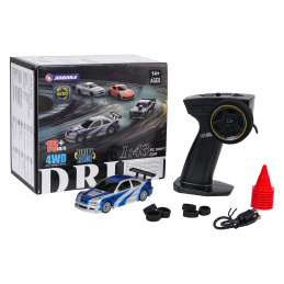 Autíčko R/C na drift 1:43 Modré + Příslušenství