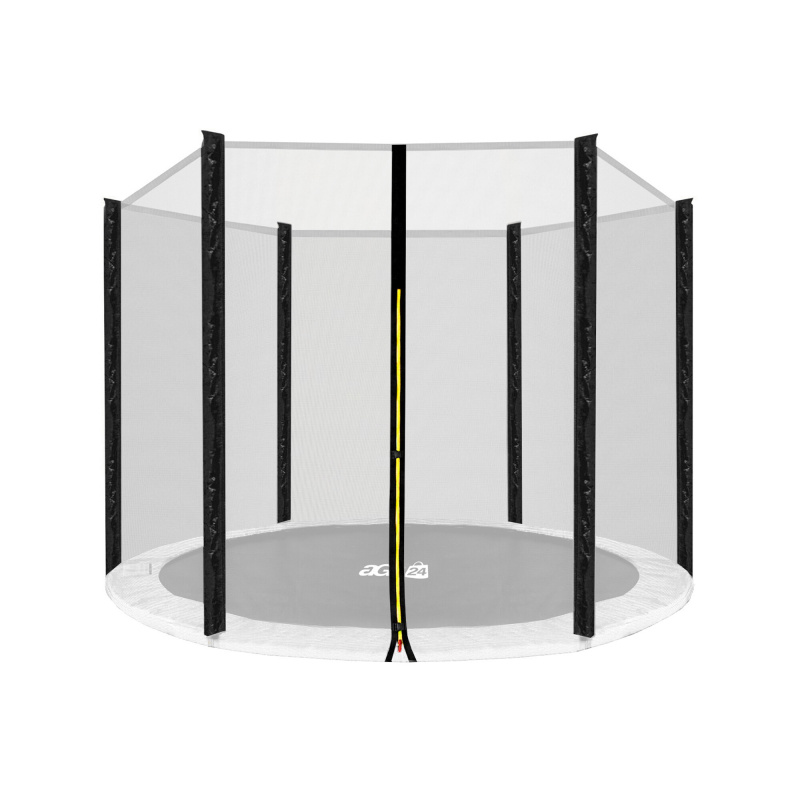 Aga Ochranná síť 220 cm na 6 tyčí Černá síť / Černá