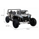 Čtyřmístná bugina ATV RACING UTV2000 s li-ion baterií Bílá