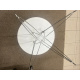 Aga Jídelní kulatý stůl 80 cm Bílý 2DAZ584 - II. JAKOST