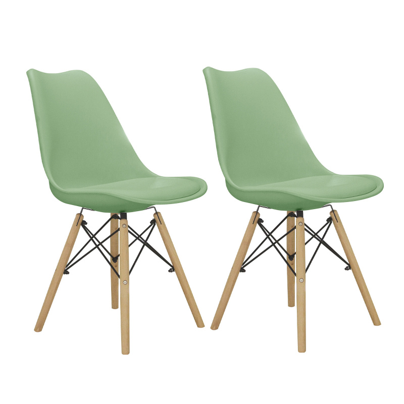 Aga 2x Jídelní židle MR2035 Zelená