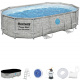 Stojan na bazén Bestway 488x305x107 11in1 kámen 56946