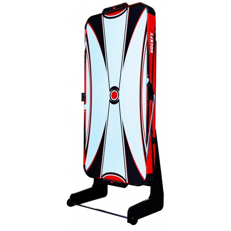 Dětský stůl na vzdušný hokej + stůl z MDF + rodinná hra Air Hockey červená 152x74x80cm