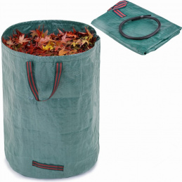 Skládací zahradní koš na listí a trávu 120 l s úchyty