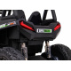 Buggy UTV Off-roader pro děti Zelená + dálkové ovládání + nosič zavazadel + pomalý start + EVA + MP3 LED