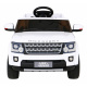 Land Rover Discovery Elektrické dětské auto bílé + dálkové ovládání + EVA kola + pomalý start + rádio MP3
